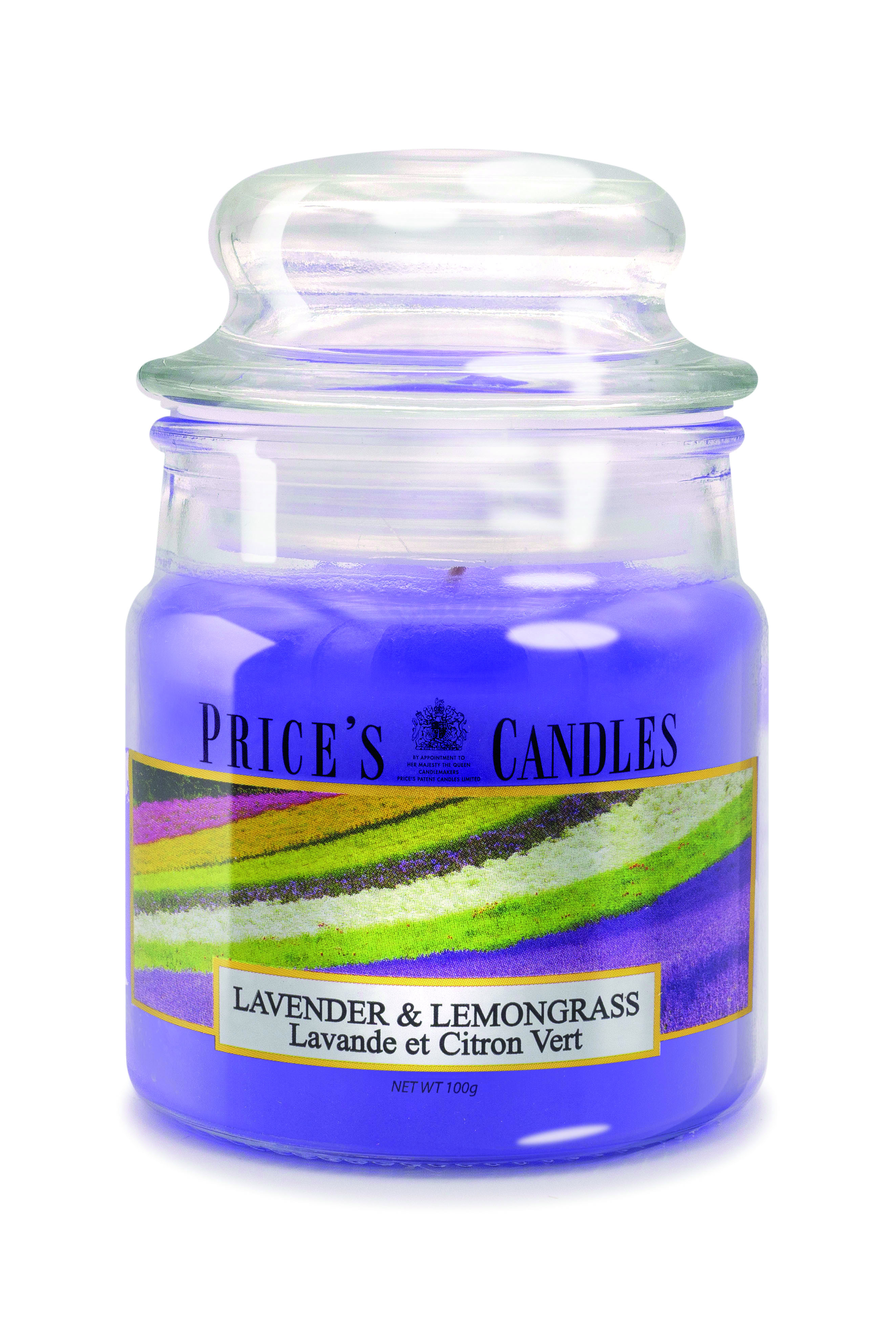 Duftkerze im Bonbonglas Lavender & Lemongrass PRICES