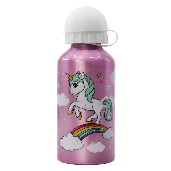 Aluminium Flasche Einhorn RAINBOW