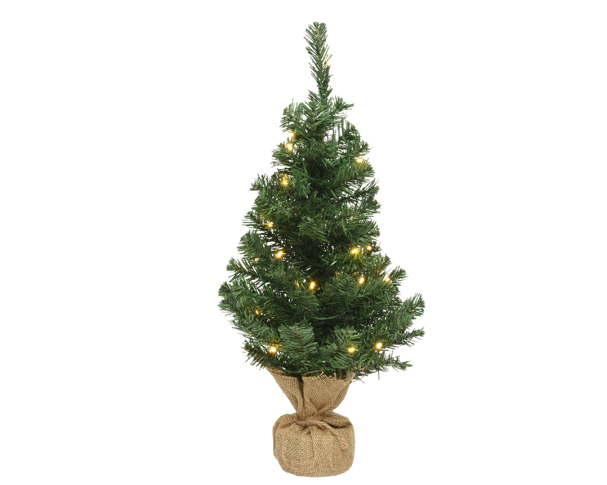 Mini Tannenbaum 90cm mit LED Lichterkette IMPERIAL KIEFER