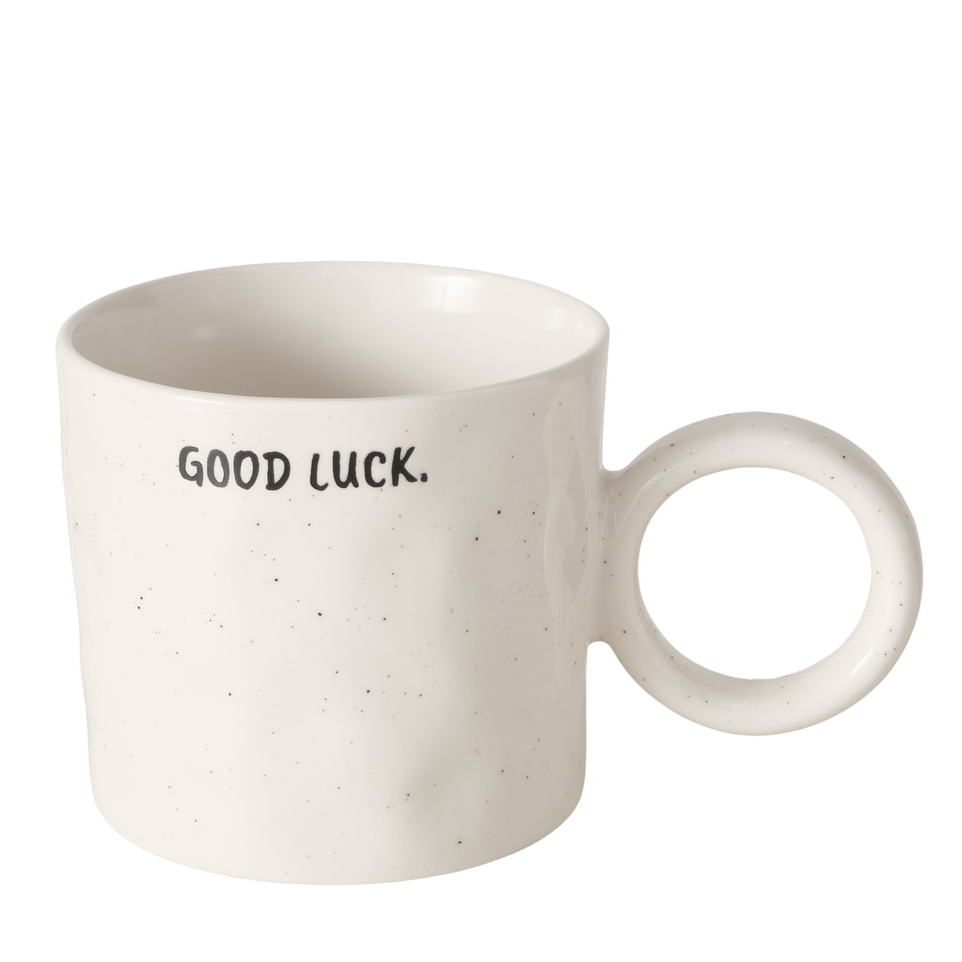 Mug avec anse et inscription GOOD LUCK