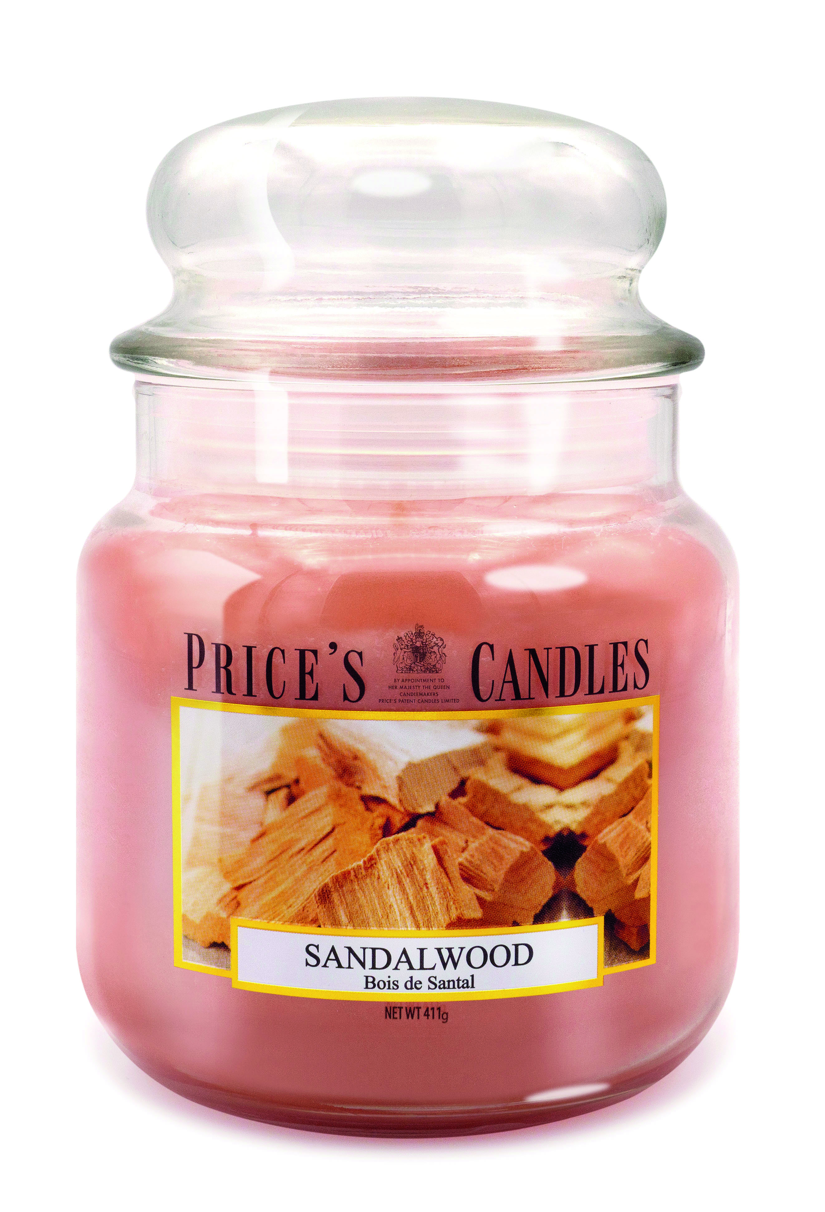 Duftkerze im Bonbonglas Sandalwood PRICES